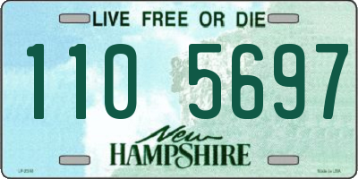NH license plate 1105697
