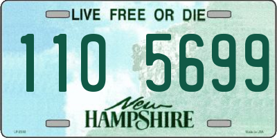 NH license plate 1105699