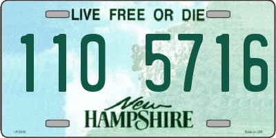 NH license plate 1105716