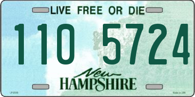 NH license plate 1105724