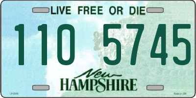 NH license plate 1105745