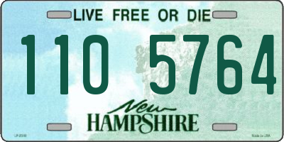 NH license plate 1105764