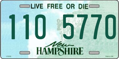 NH license plate 1105770