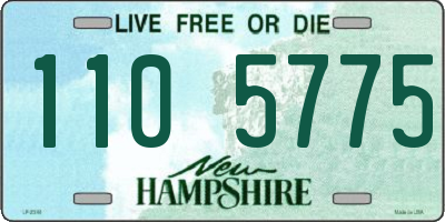 NH license plate 1105775