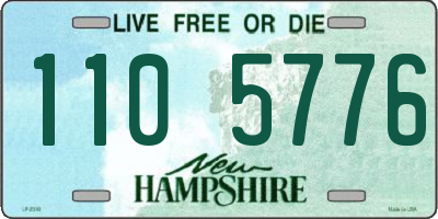 NH license plate 1105776