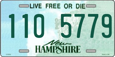 NH license plate 1105779