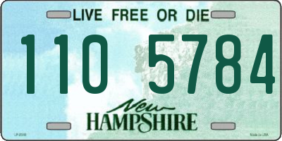 NH license plate 1105784