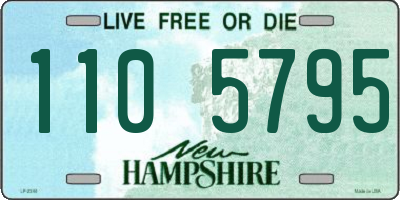 NH license plate 1105795