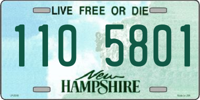 NH license plate 1105801