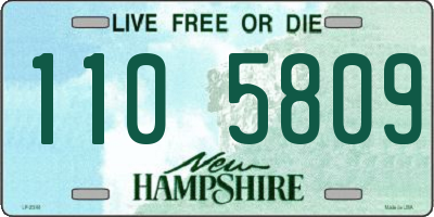 NH license plate 1105809