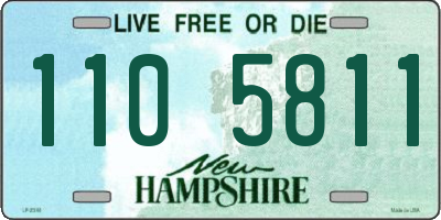NH license plate 1105811
