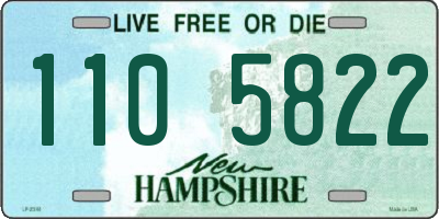 NH license plate 1105822