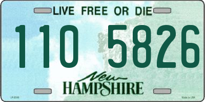 NH license plate 1105826