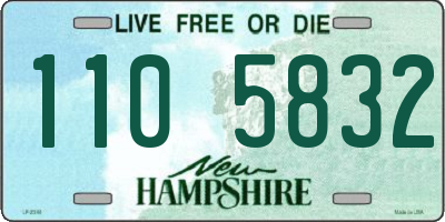 NH license plate 1105832