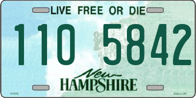 NH license plate 1105842