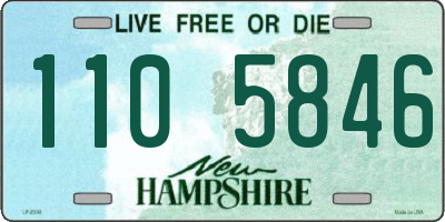 NH license plate 1105846
