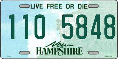 NH license plate 1105848