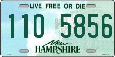 NH license plate 1105856