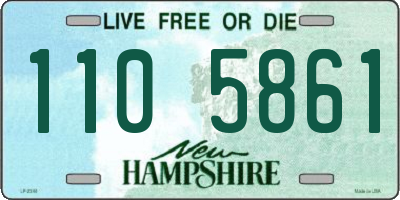NH license plate 1105861