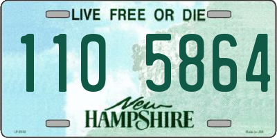 NH license plate 1105864