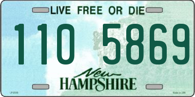 NH license plate 1105869