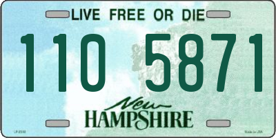 NH license plate 1105871