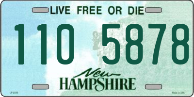 NH license plate 1105878
