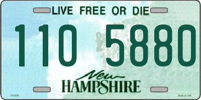 NH license plate 1105880