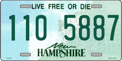 NH license plate 1105887