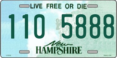 NH license plate 1105888