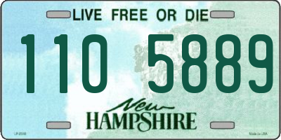 NH license plate 1105889