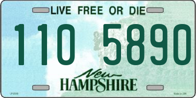 NH license plate 1105890