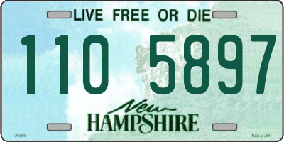 NH license plate 1105897