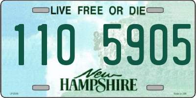 NH license plate 1105905