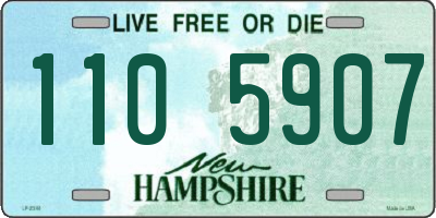 NH license plate 1105907