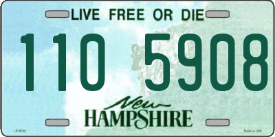 NH license plate 1105908