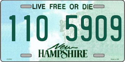 NH license plate 1105909