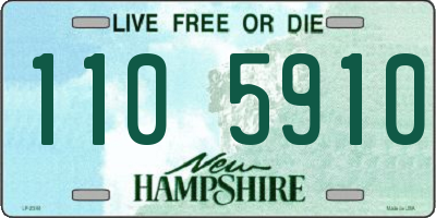 NH license plate 1105910