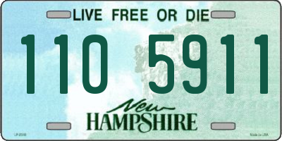 NH license plate 1105911