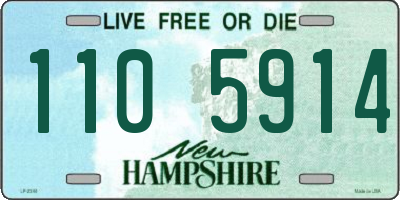 NH license plate 1105914