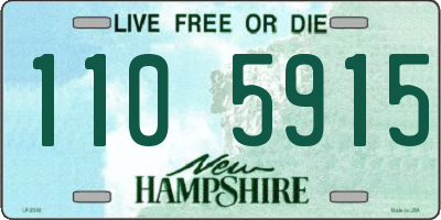 NH license plate 1105915