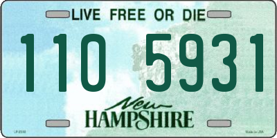 NH license plate 1105931