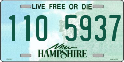 NH license plate 1105937