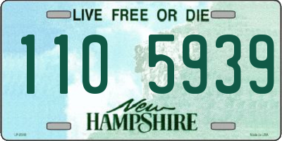 NH license plate 1105939