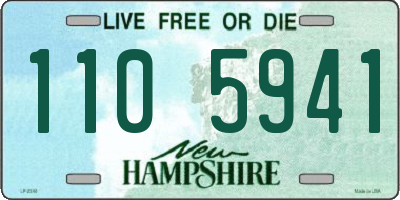 NH license plate 1105941