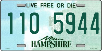 NH license plate 1105944