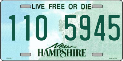 NH license plate 1105945