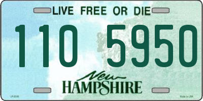 NH license plate 1105950