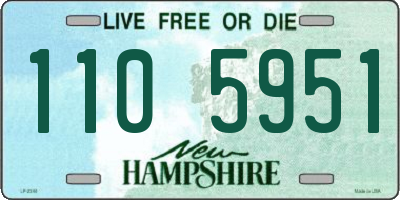 NH license plate 1105951