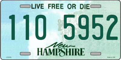 NH license plate 1105952